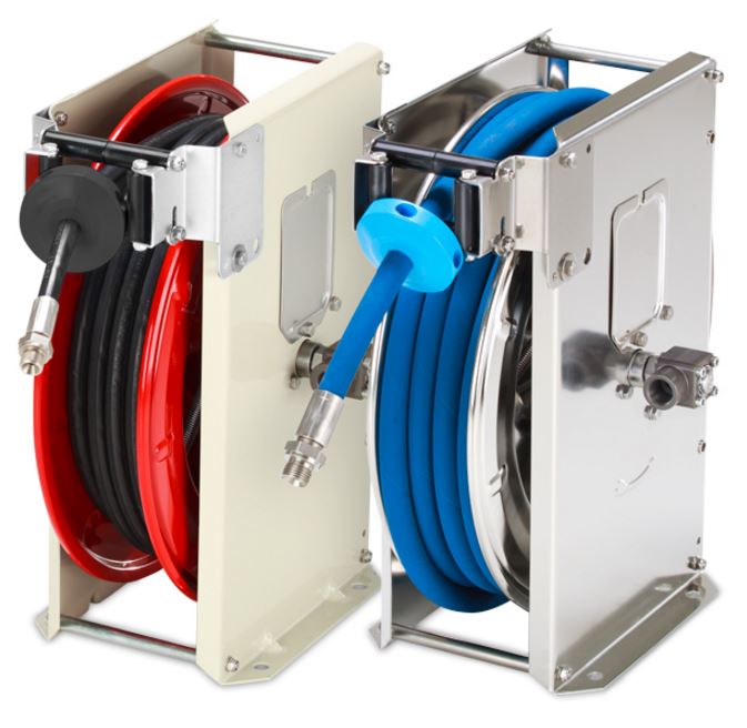 Automatische hogedruk of lagedruk slanghaspel